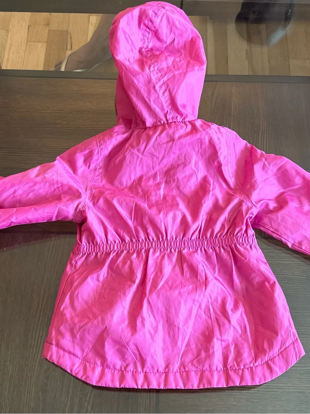 OshKosh B'gosh Girls' Pink Hooded Parka Jacket size 24M